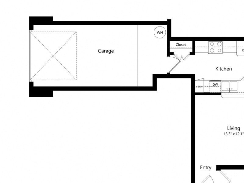 Lakeside Pointe_1 Bedroom_A1